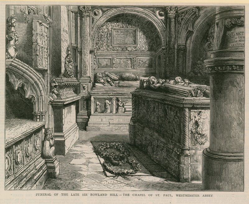 Funérailles du défunt Sir Rowland Hill - English School