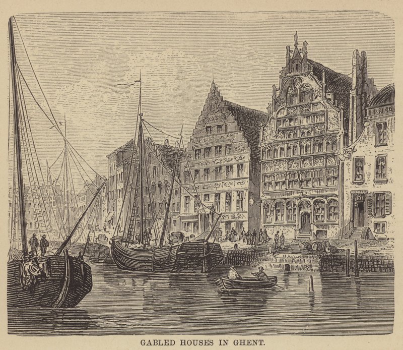Maisons à pignon à Gand - English School