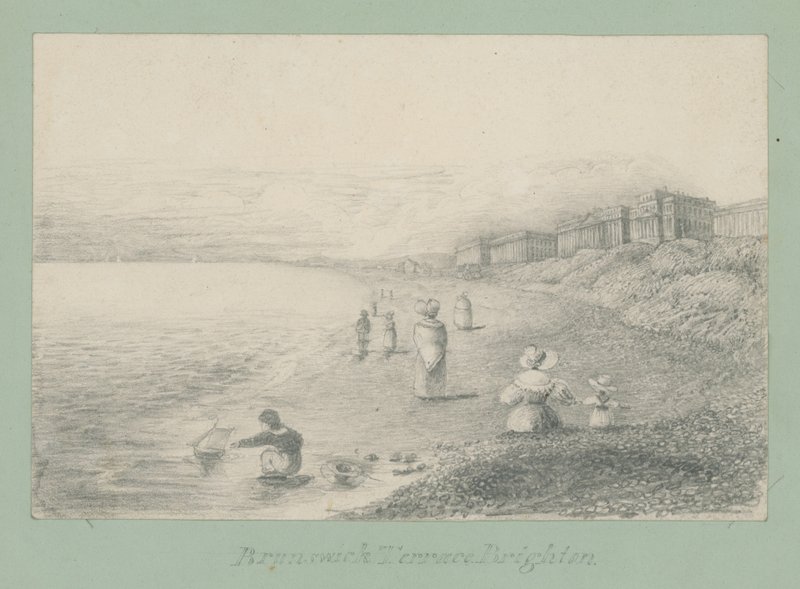Vue générale de Brunswick Terrace à Brighton - English School