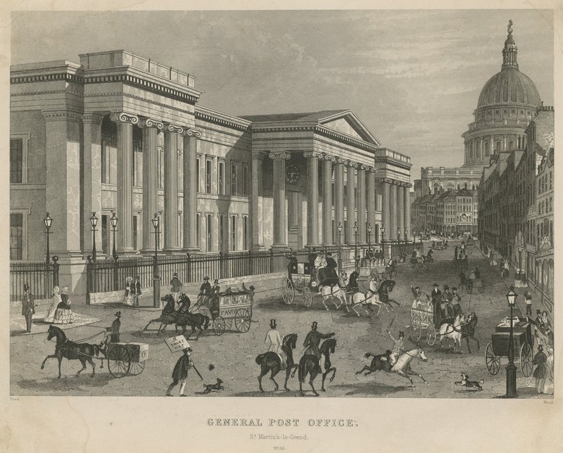 Vue générale du General Post Office - English School
