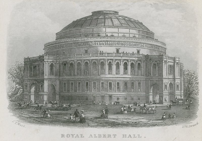 Vue générale du Royal Albert Hall - English School