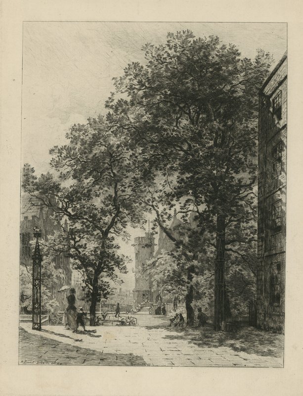 Vue générale du Temple - English School