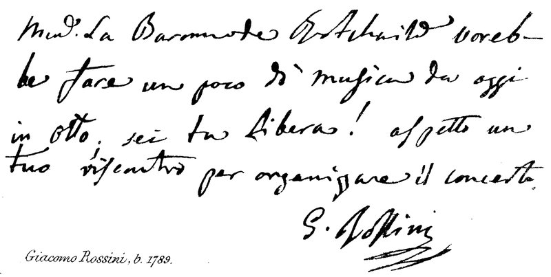Gioachino Rossini - English School