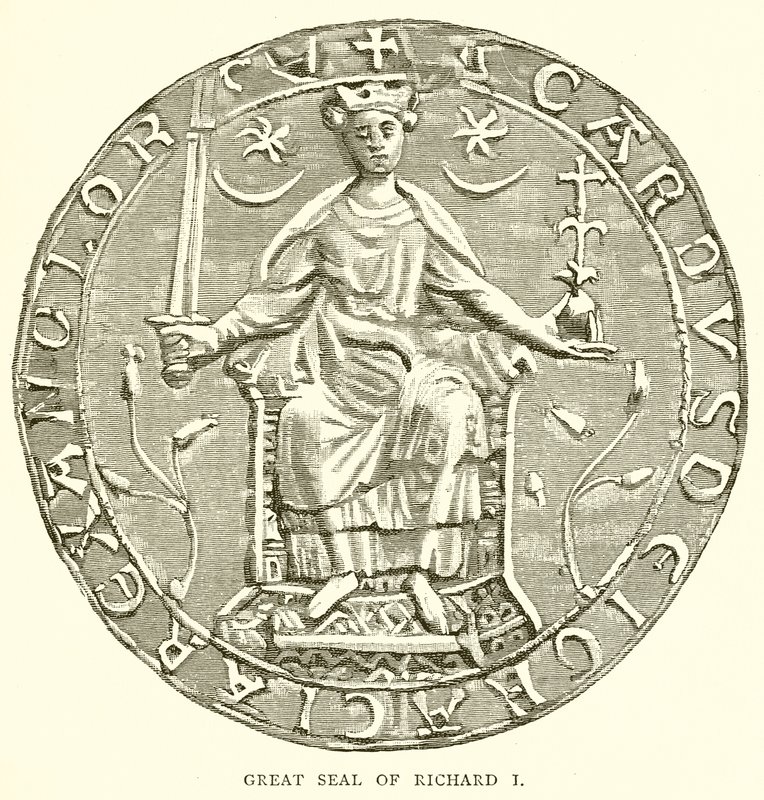 Grand sceau de Richard Ier - English School