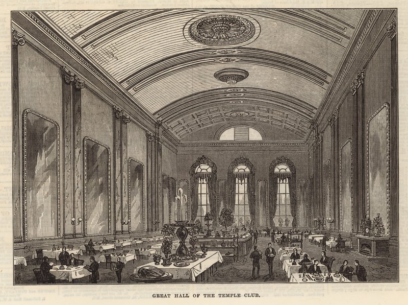 Grand hall du Temple Club, Londres - English School