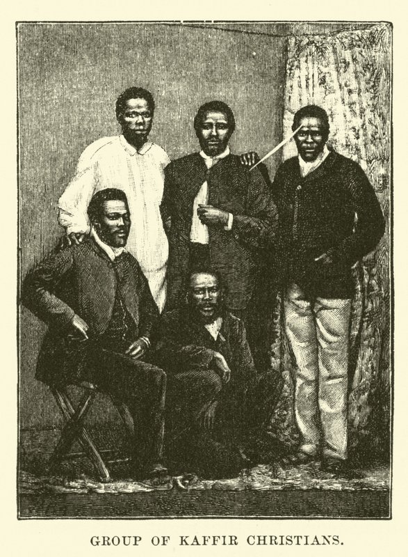 Groupe de chrétiens kaffirs - English School