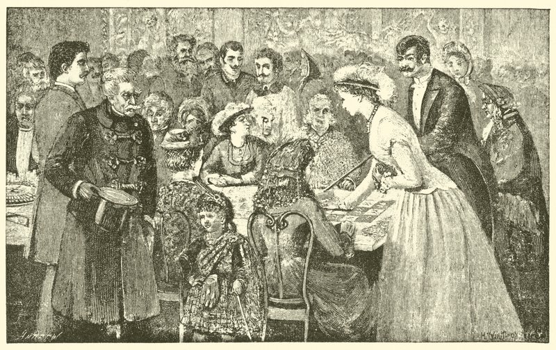 Gwendolen à la table de jeu - English School