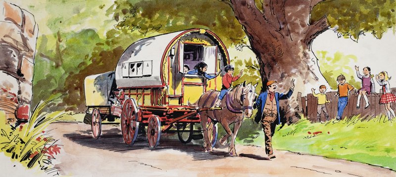 Caravane de gitans - English School