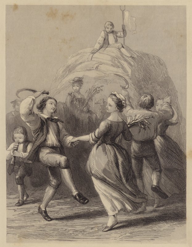 Danse de la moisson (gravure) - English School