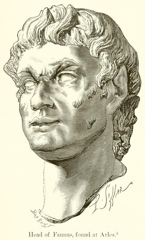 Tête de Faunus trouvée à Arles - English School