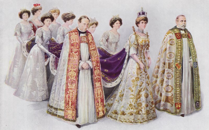 Sa Majesté la Reine entrant dans l