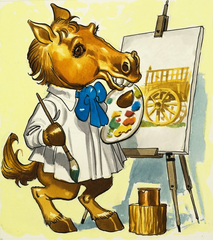 Artiste cheval - English School