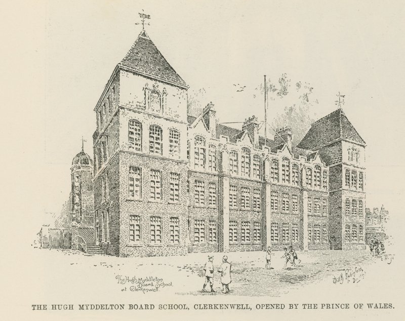 École Hugh Myddelton Board - English School
