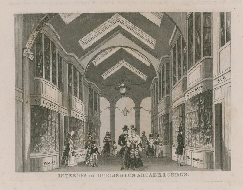 Intérieur de Burlington Arcade - English School