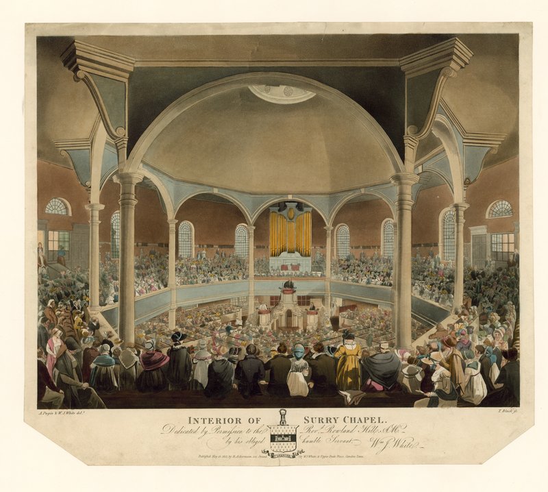 Intérieur de la chapelle de Surry - English School