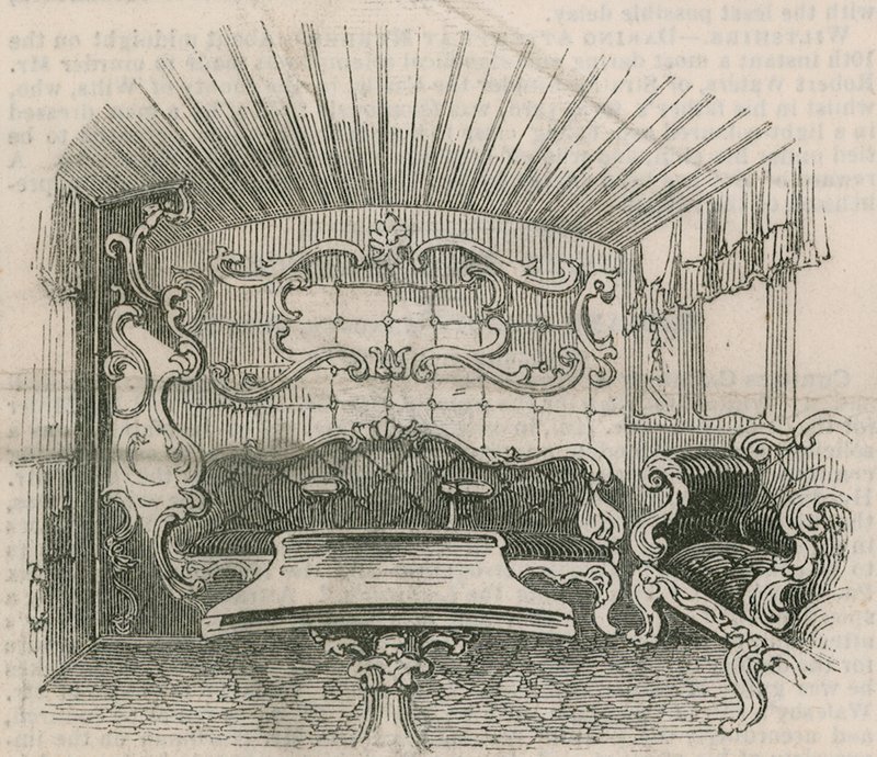Intérieur du wagon royal - English School