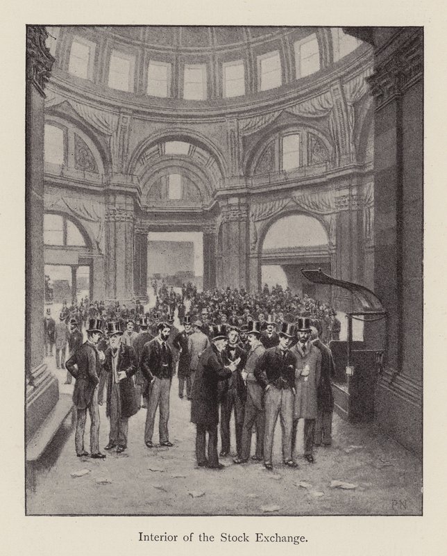 Intérieur de la Bourse - English School