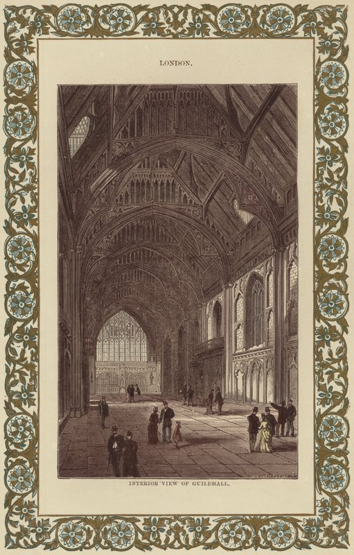 Vue intérieure de Guildhall - English School