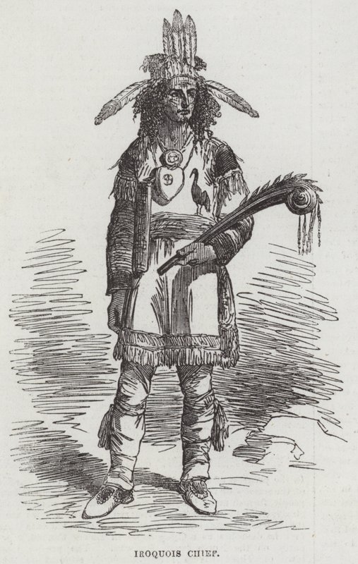 Chef iroquois (gravure) - English School