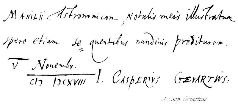 J Casp: Gevartius - English School