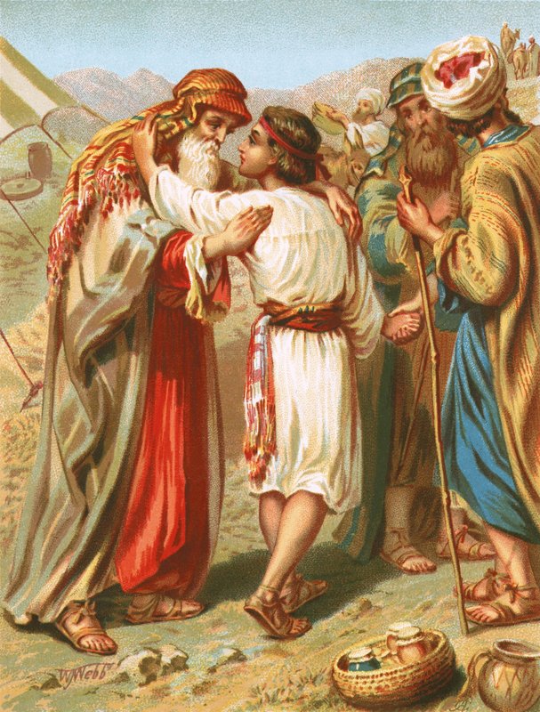 Jacob se séparant de Benjamin - English School