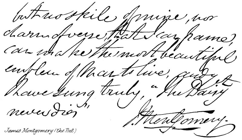 James Montgomery (le Poète) - English School