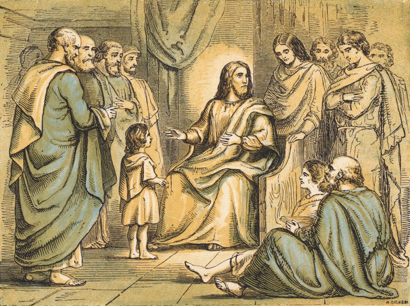 Jésus enseignant ses disciples - English School