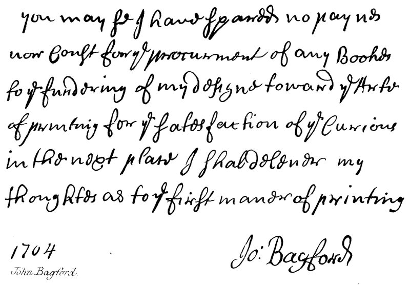 John Bagford - English School