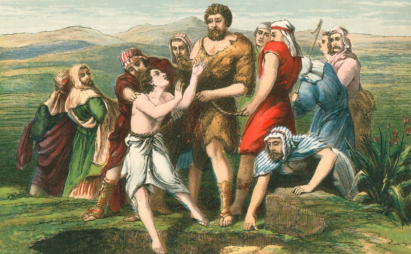 Joseph dans la fosse - English School