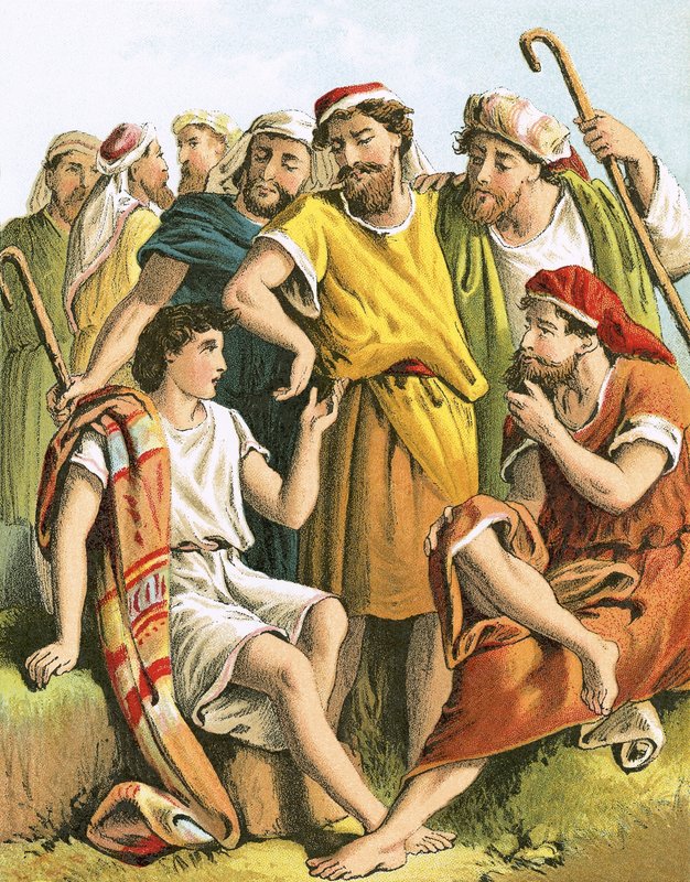 Joseph révèle son rêve à ses frères - English School