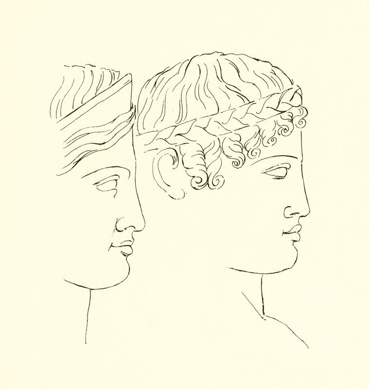 Junon et un jeune Ganymède grec - English School
