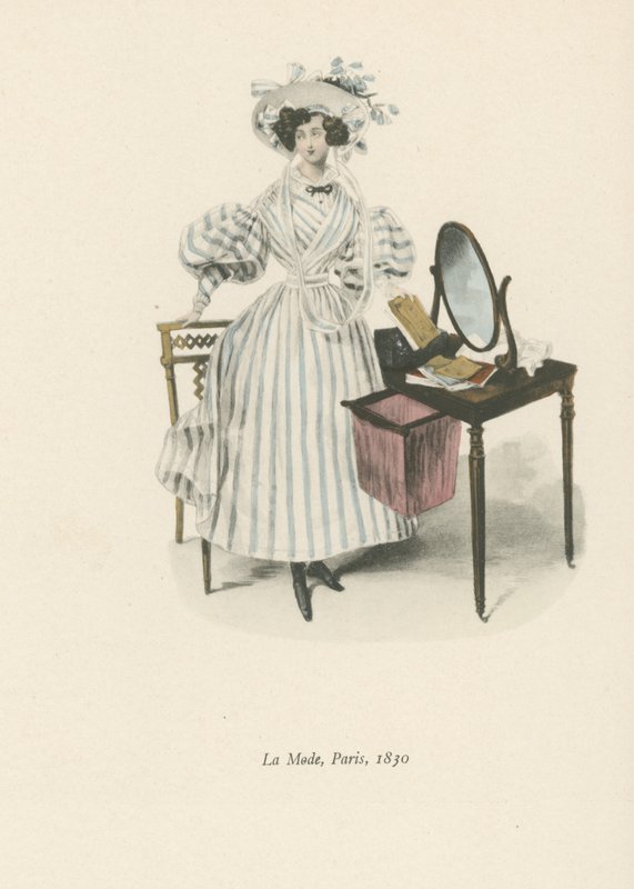 La Mode, Paris, 1830 - English School