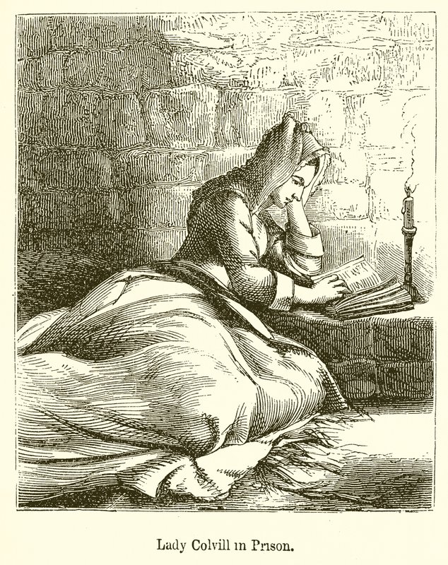 Lady Colvill en Prison - English School