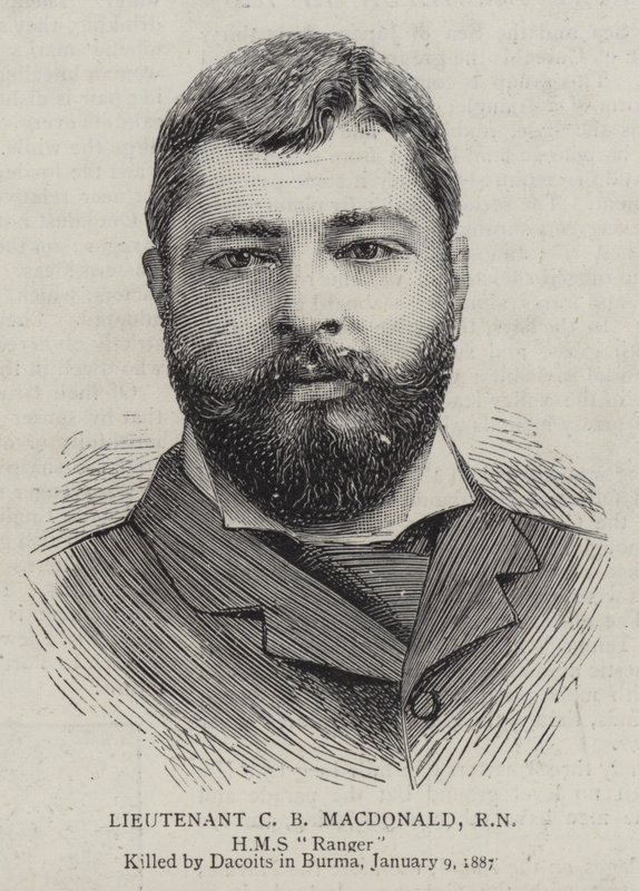 Lieutenant C B Macdonald, RN - English School