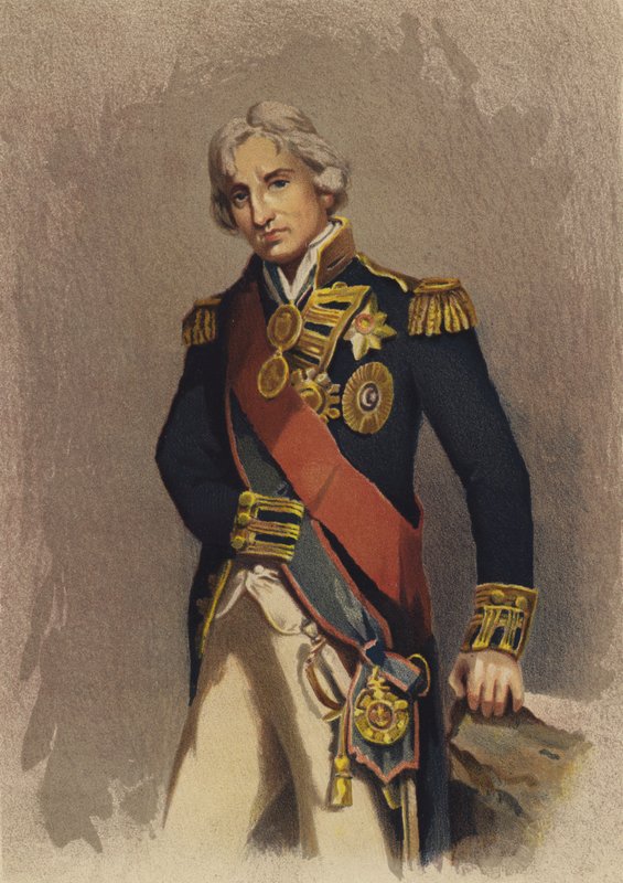Lord Nelson (lithographie en couleur) - English School