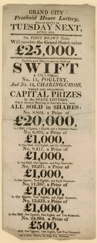 Publicités de loterie - English School