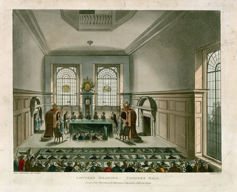 Tirage de loterie à Coopers Hall - English School