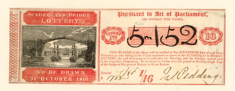 Billet de loterie - English School