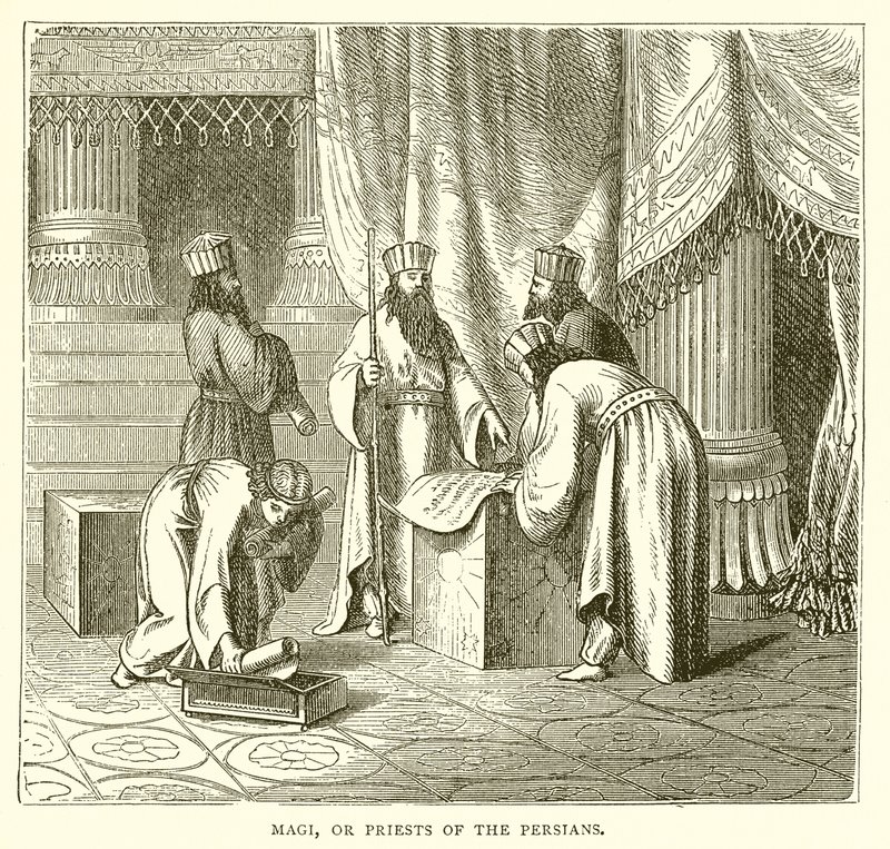 Mages, ou prêtres des Perses - English School