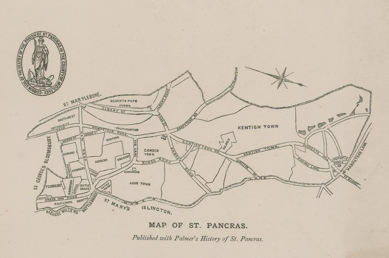 Carte de St Pancras - English School