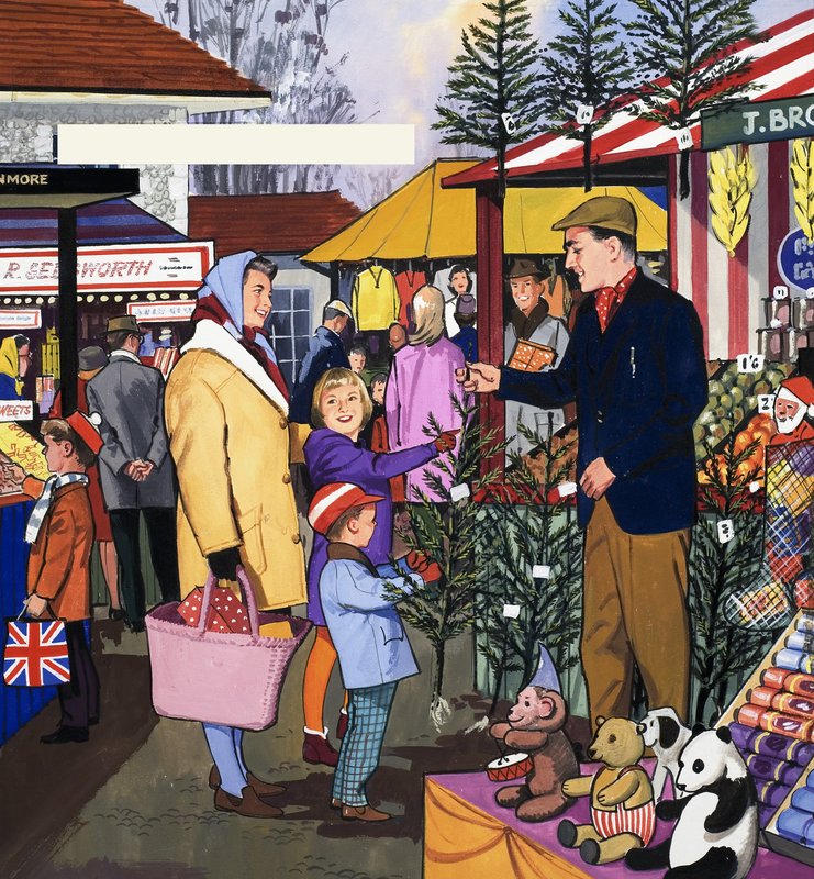 Marchand de marché - English School