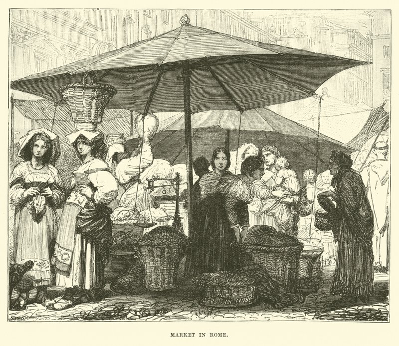 Marché à Rome - English School
