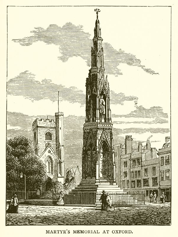 Mémorial des martyrs à Oxford - English School