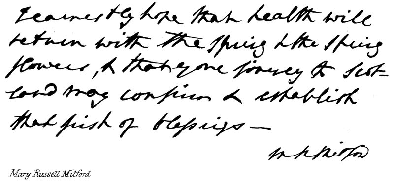 Mary Russell Mitford - English School