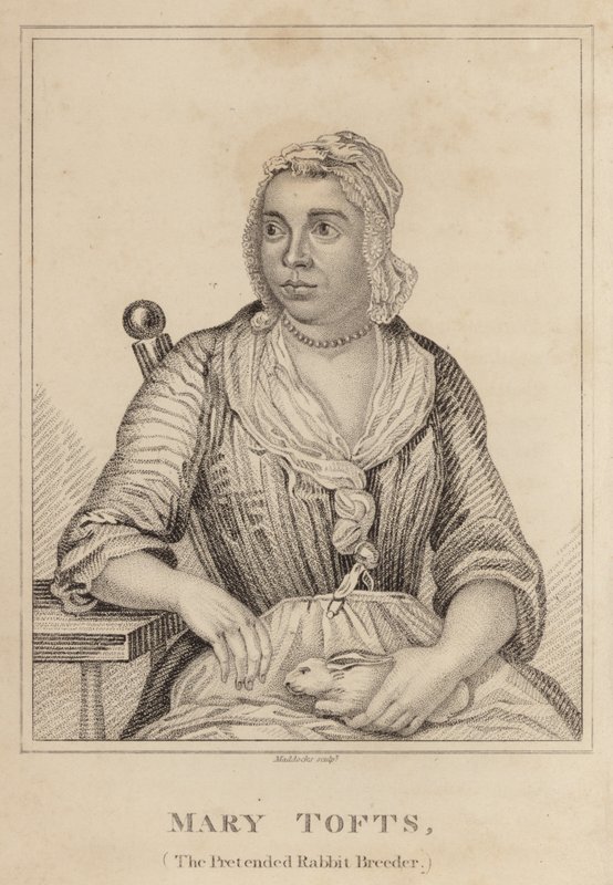 Mary Tofts, la prétendue éleveuse de lapins - English School