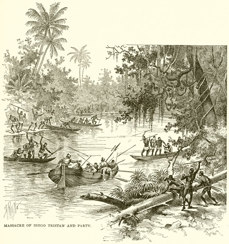Massacre de Diego Tristan et de son groupe - English School