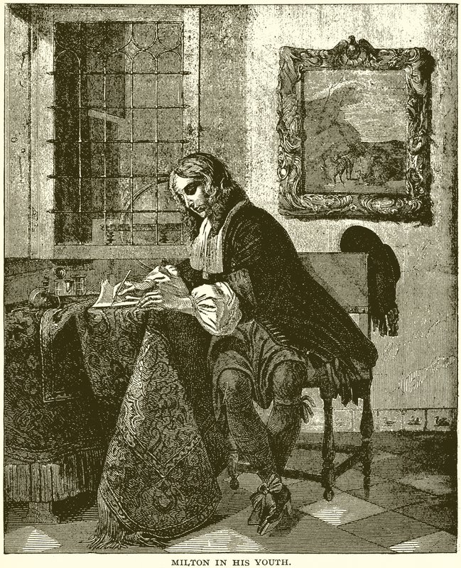 Milton dans sa jeunesse - English School