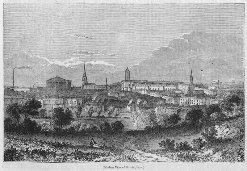 Vue moderne de Birmingham - English School