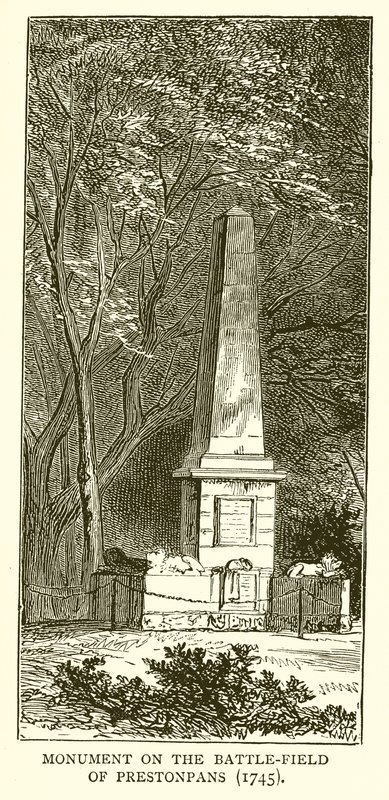 Monument sur le champ de bataille de Prestonpans (1745) - English School