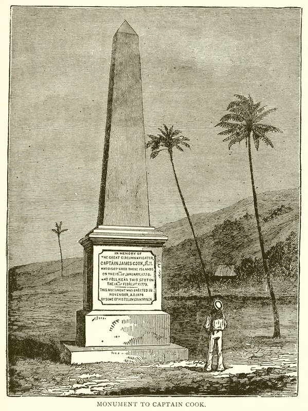 Monument au capitaine Cook - English School